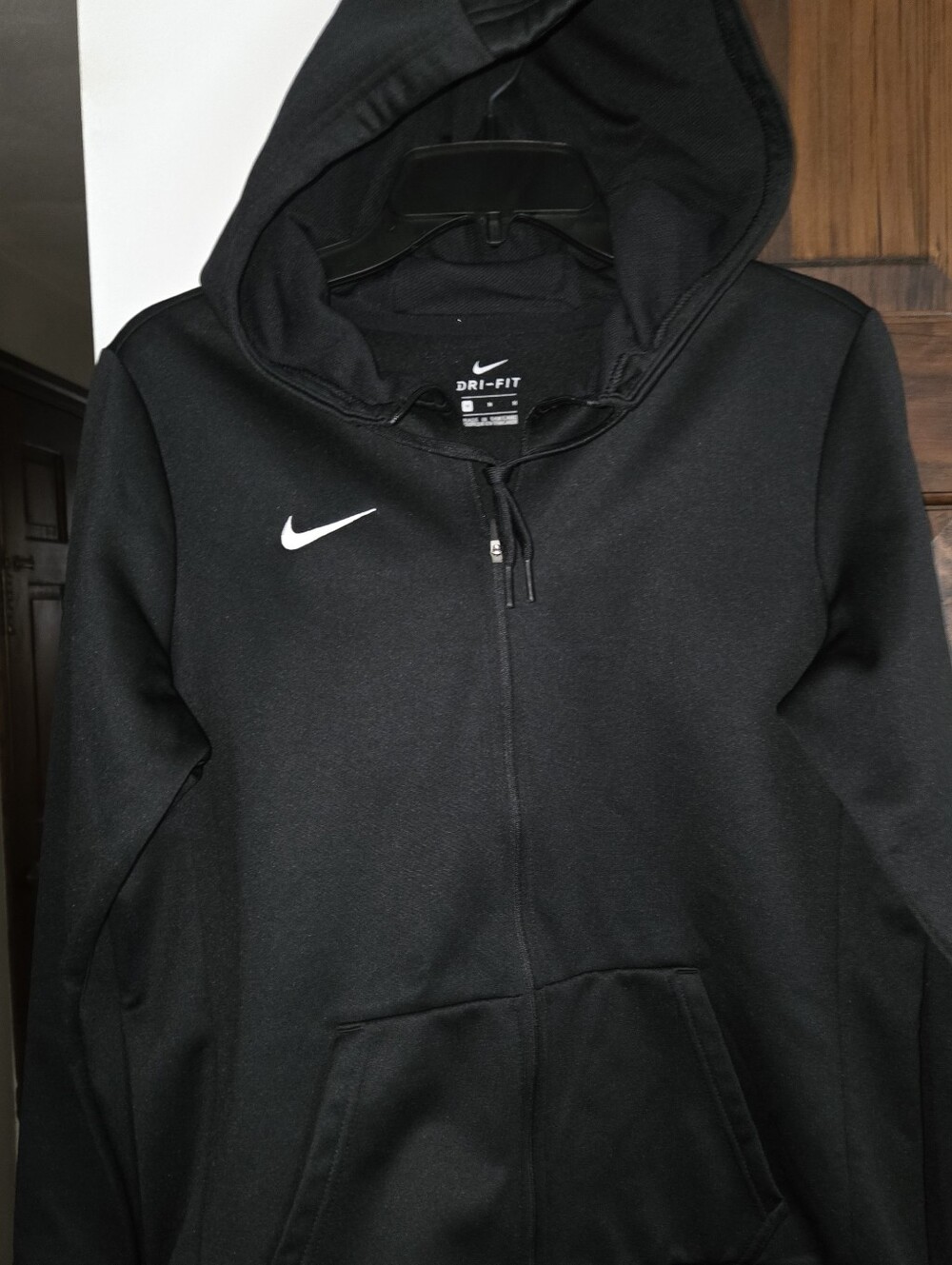 Nike Black Dri-FIT Full-Zip Hooded Jacket